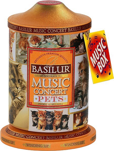 Basilur Tea Music Concert Pets (Blechdose mit Musik)