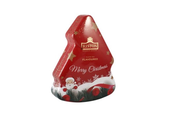 RISTON Frohe Weihnachten Roter Weihnachtsmann Dose 85g