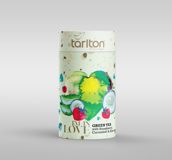 TARLTON Green Love Erdbeere, Gurke & Aloe Vera Papier 100 g