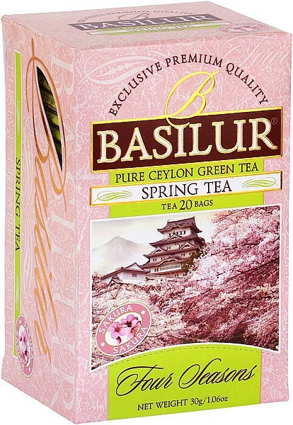 Basilur Four Seasons Spring Frühlingstee Tea (25 Beutel)