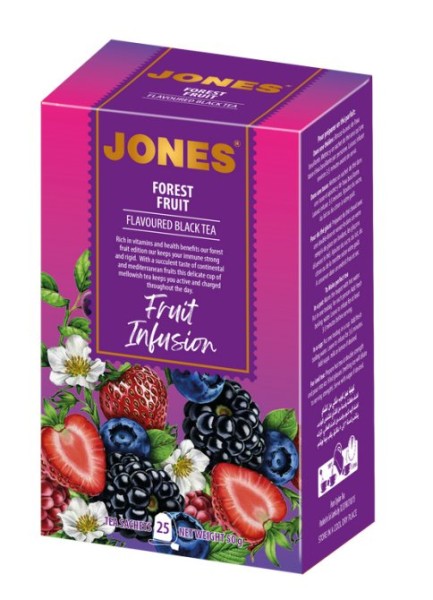 JONES Schwarzwälder Früchte ( Forest Fruit ) 25x2g