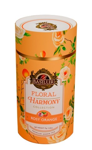 BASILUR Floral Harmony Rosy Orange Papier 75g