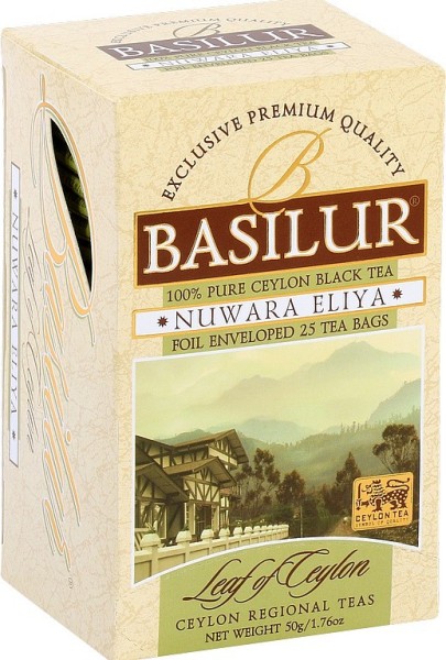 BASILUR Leaf of Ceylon Nuwara Eliya Gastro - Teebeutel 25x2g