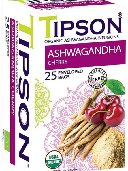 TIPSON Ashwagandha Kirsche 25x1,2g