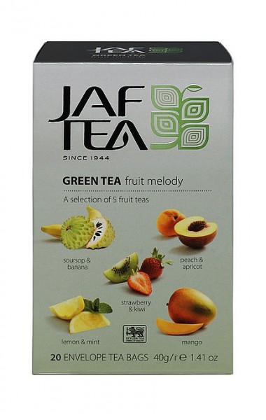 JAFTEA Green Fruit Melody Gastr -Teebeutel 5x4x2g