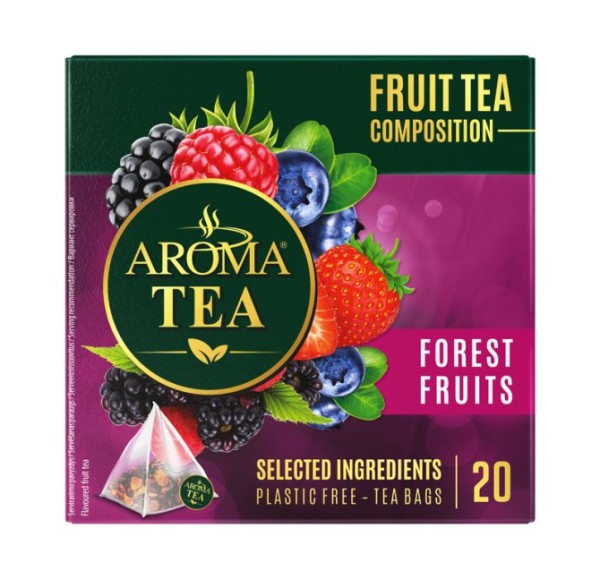 Aroma Tee Waldfrüchte Pyramide Beutel 20x2g