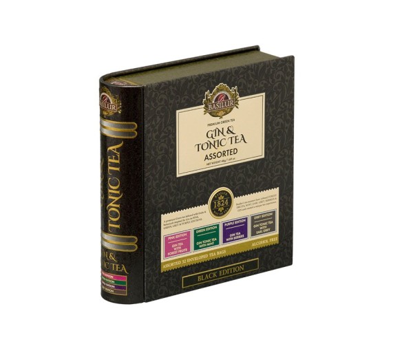 BASILUR Gin & Tonic Tea Black Book Gastro - Teebeutel 32x1,5g